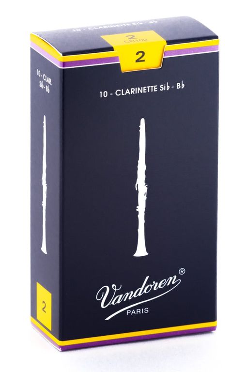Caja de canas Clarinete Sib TRADICIONAL No 2 CR102