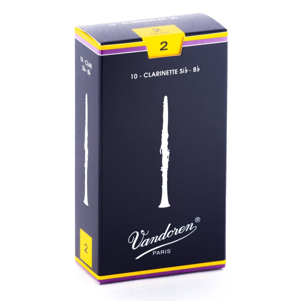 VANDOREN - Caja de cañas Clarinete Sib TRADICIONAL Nº 2 CR102 Vandoren
