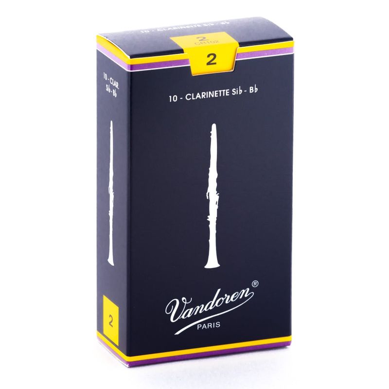 VANDOREN - Caja de cañas Clarinete Sib TRADICIONAL Nº 2 CR102 Vandoren