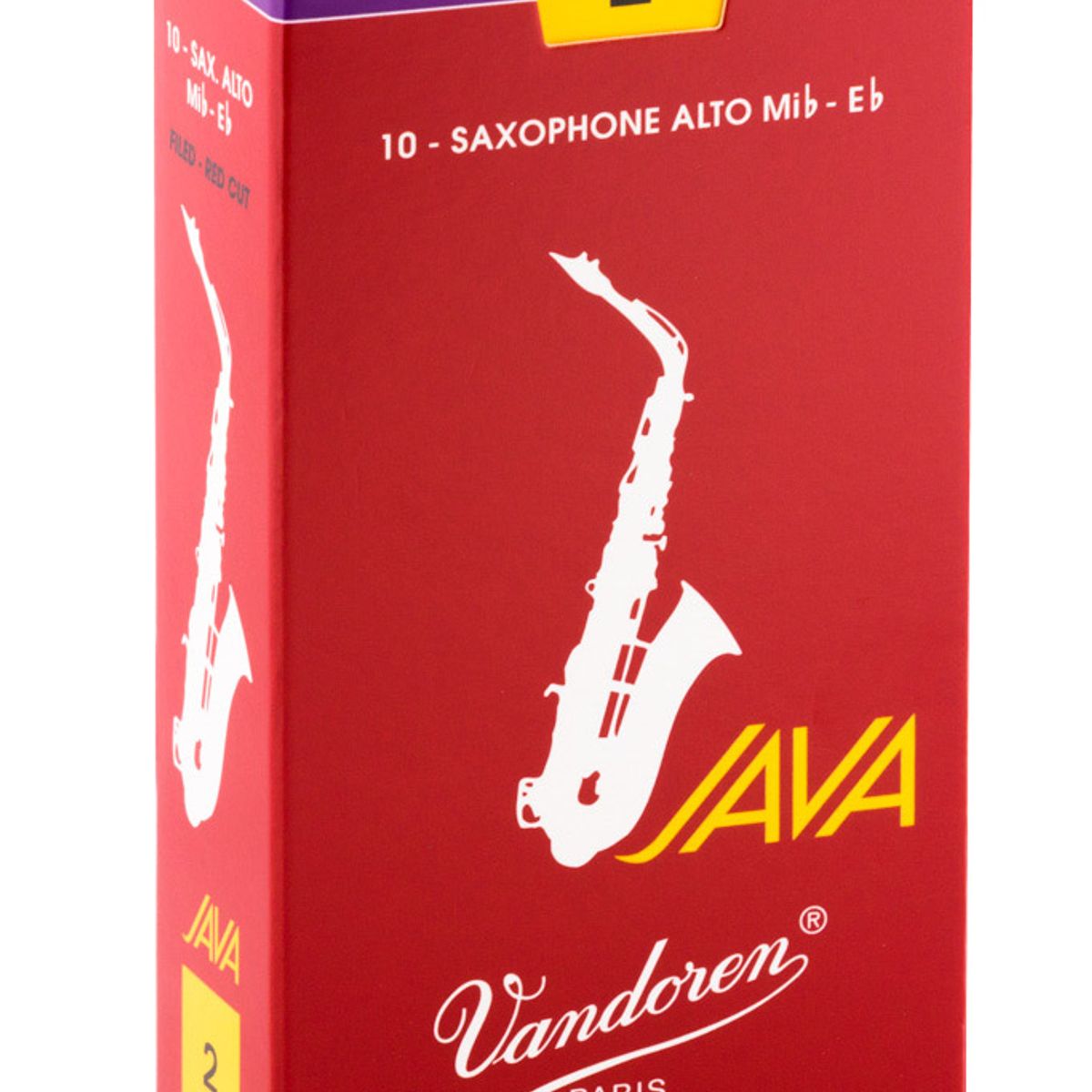 VANDOREN - Cajas de cañas Saxo Alto JAVA RED Nº2.0 SR262R Vandoren