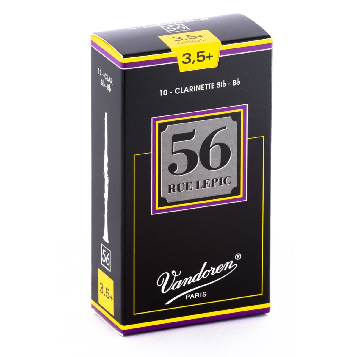 VANDOREN - Cajas de cañas Clarinete Sib 56RLePIc Nº3.5 Vandoren