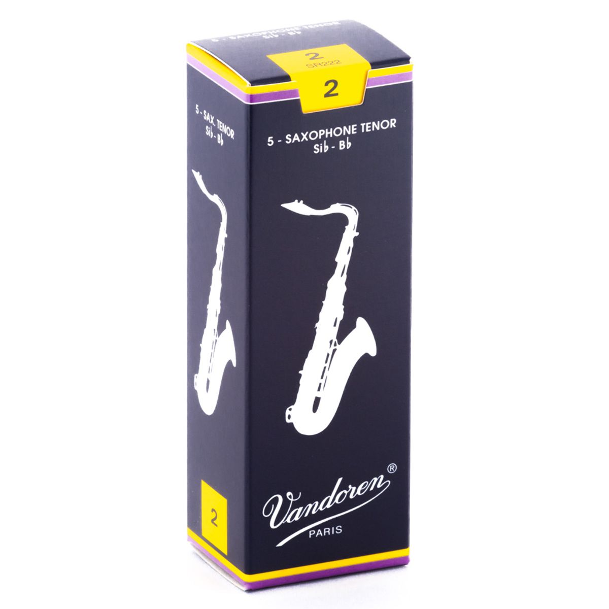 VANDOREN - Cajas de cañas Saxo Tenor TRADICIONAL Nº2.0 SR222 Vandoren