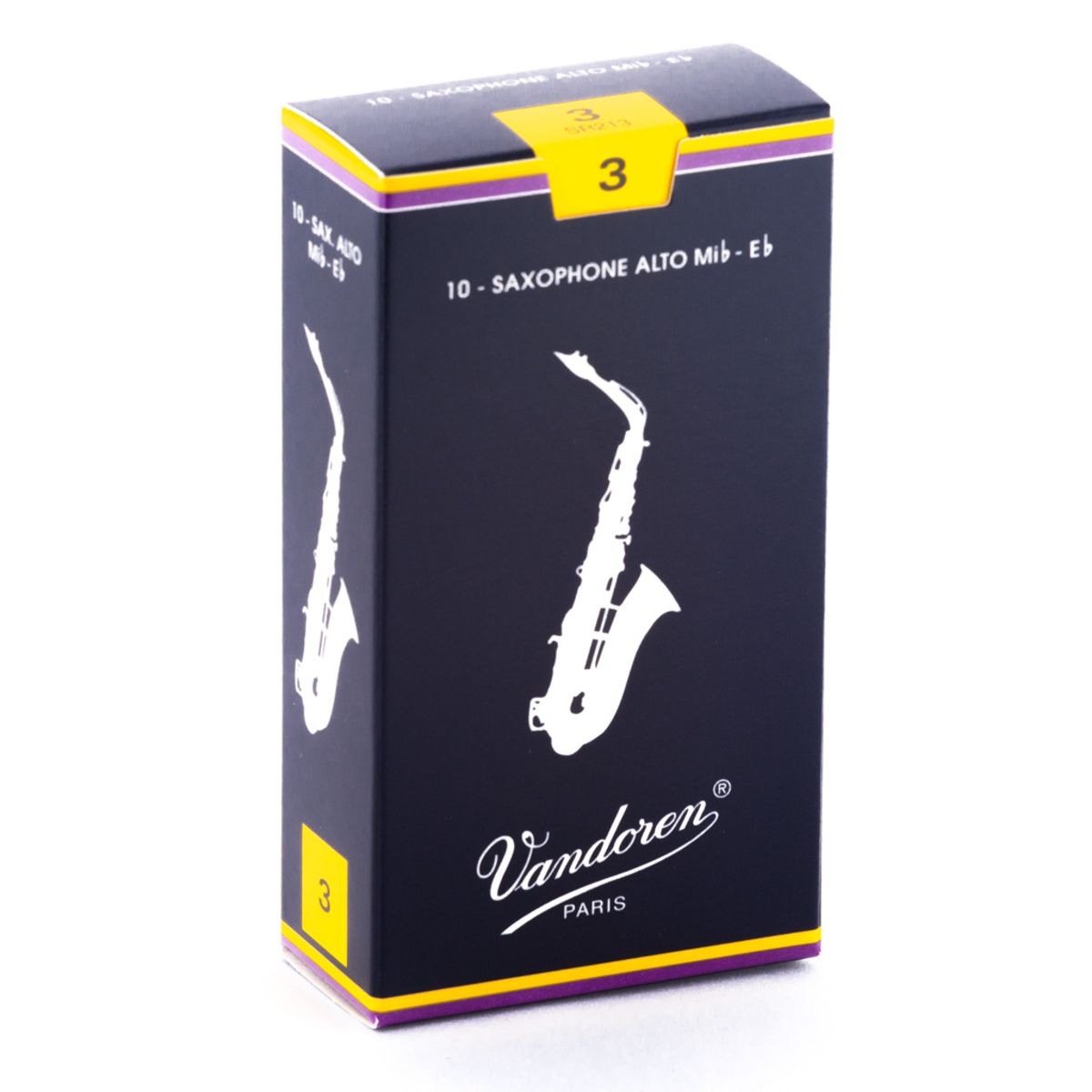 VANDOREN - Cajas de cañas Saxo Alto TRADICIONAL Nº3.0 SR213 Vandoren