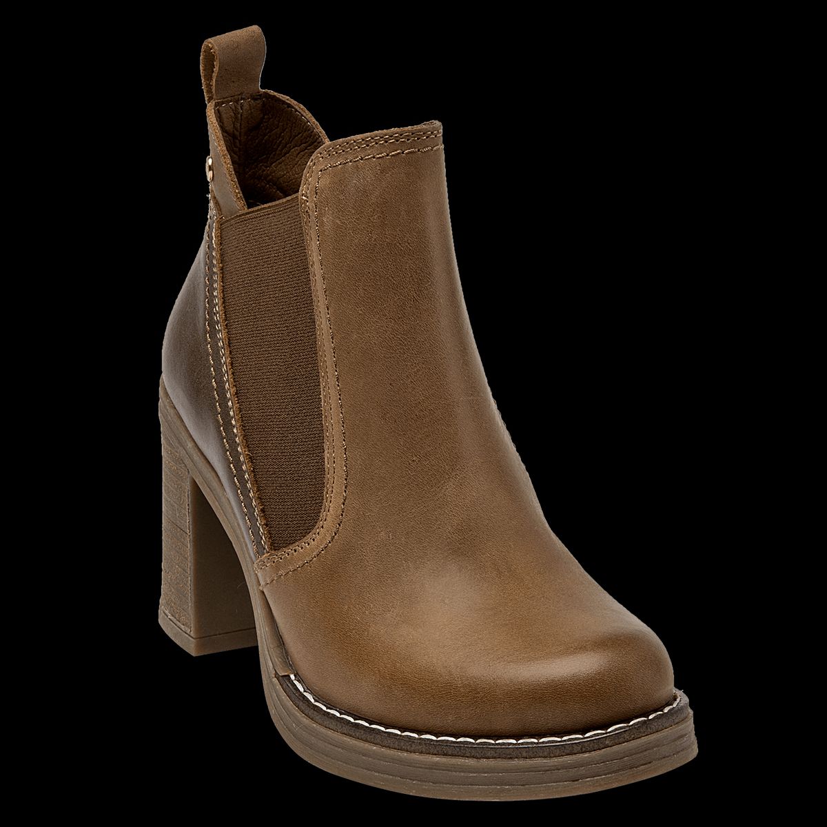 POLLINI - Botín Casual Mujer Marrón oscuro Pollini