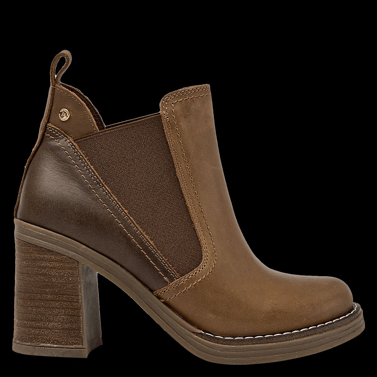 POLLINI - Botín Casual Mujer Marrón oscuro Pollini