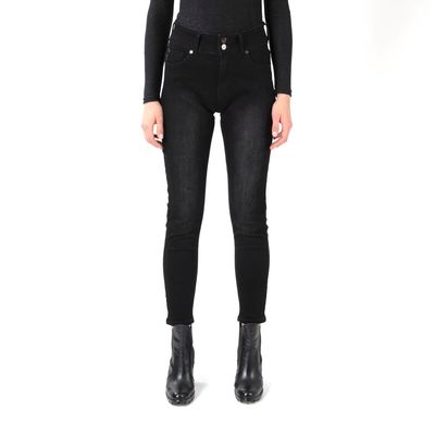 Imagen 2 del producto Jeans Candice Leggings Cropped Pretina Ancha L36