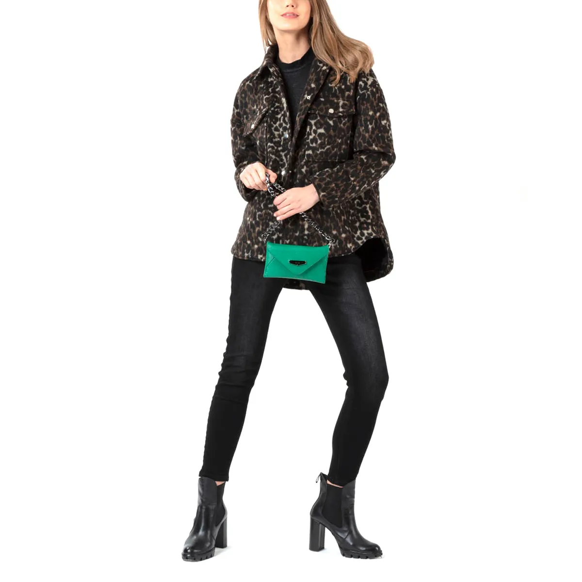 ELLUS - Ellus Jeans Candice Leggings Cropped Pretina Ancha L36