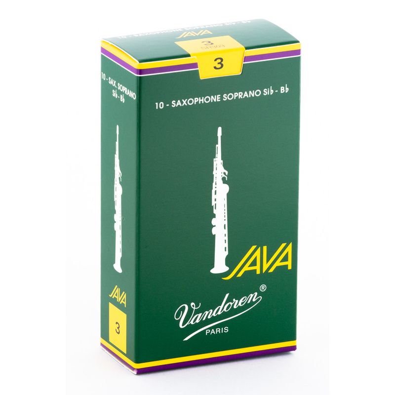 VANDOREN - Cajas de cañas Saxo Soprano JAVA Nº3.0 SR303 Vandoren