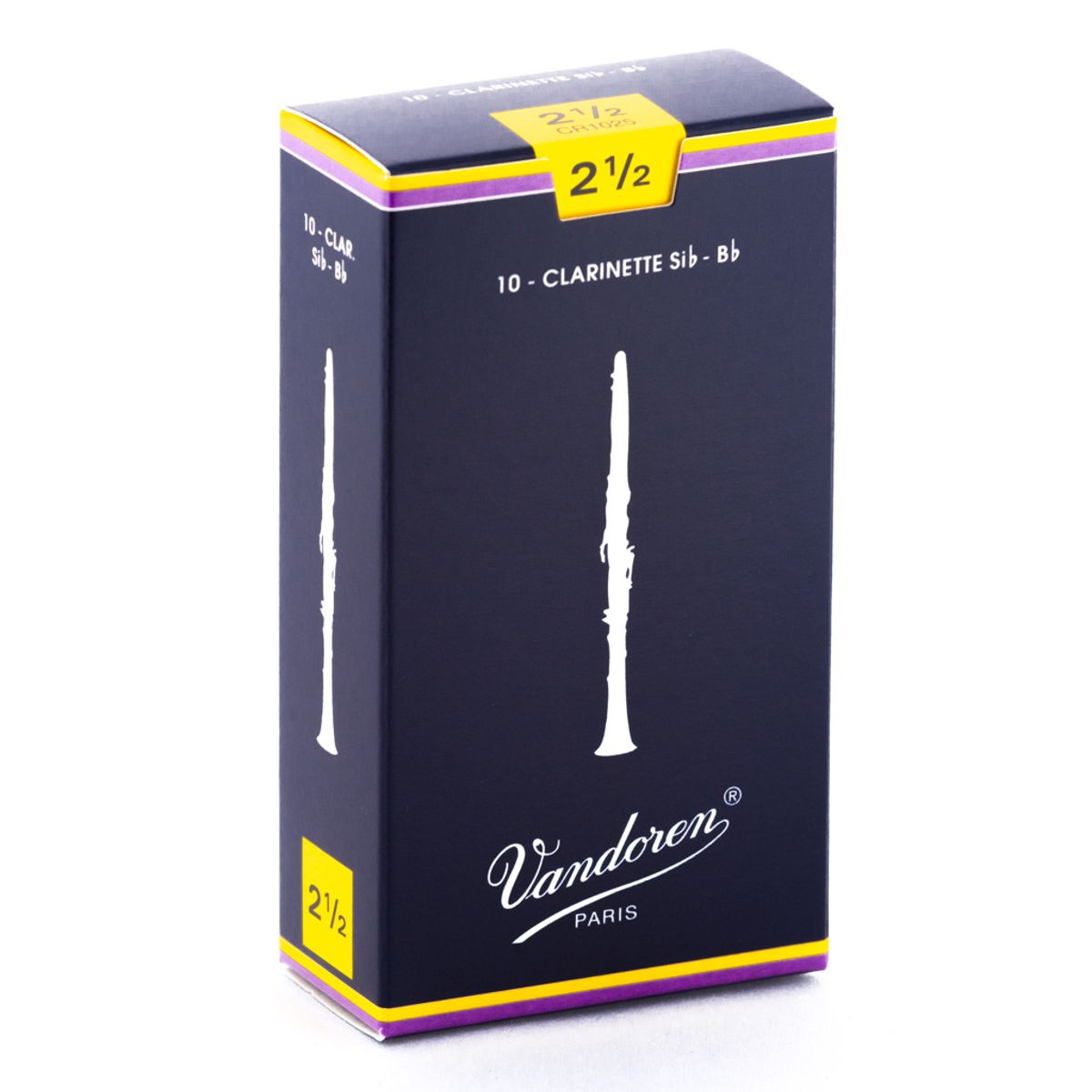 VANDOREN - Cajas de cañas Clarinete Sib TRADICIONAL Nº2.5 Vandoren