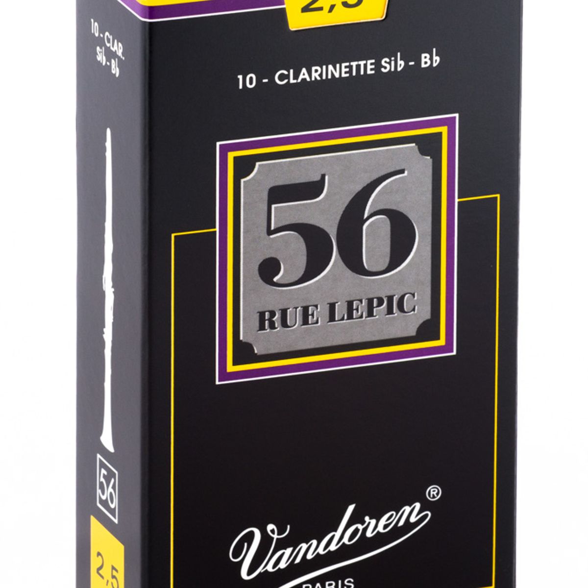 VANDOREN - Cajas de cañas Clarinete Sib 56RLePic Nº2.5 CR5025 Vandoren