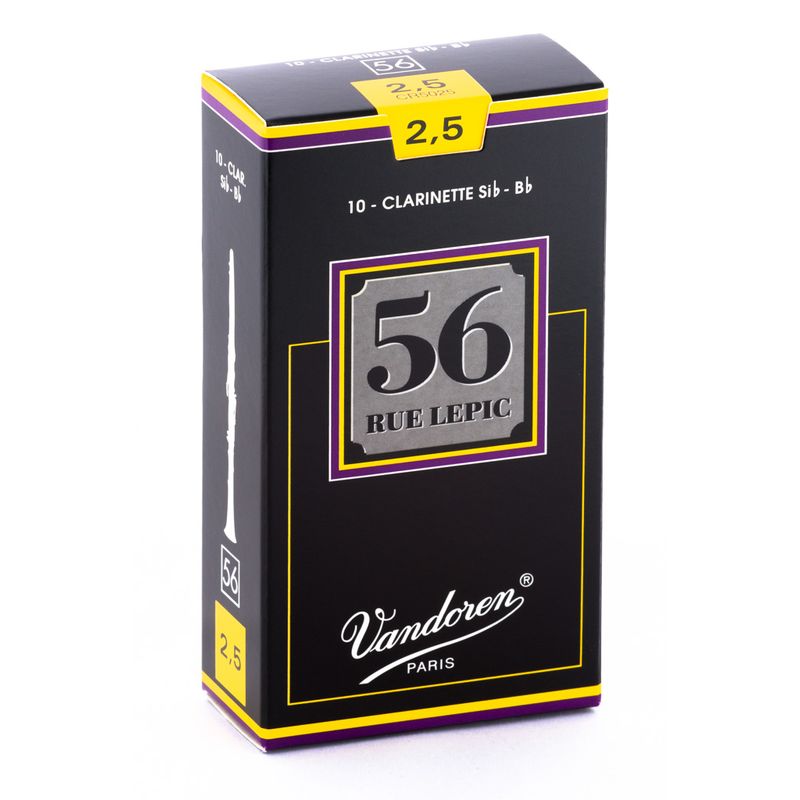 VANDOREN - Cajas de cañas Clarinete Sib 56RLePic Nº2.5 CR5025 Vandoren