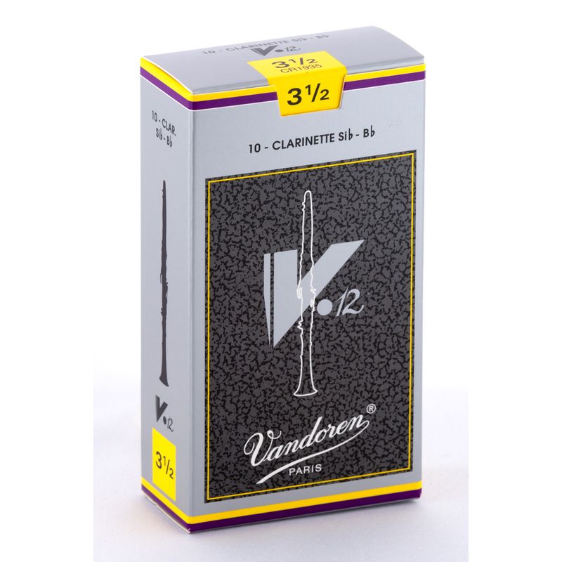 VANDOREN - Cajas de cañas Clarinete Sib V.12 Nº3.5 CR1935 Vandoren