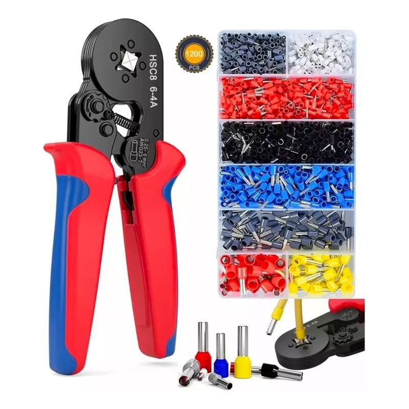 GENERICO - Alicate Prensa Terminal Conjunto Kit De 1200pcs