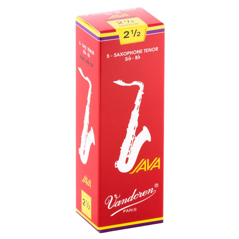 VANDOREN - Cajas de cañas Saxo Tenor JAVA RED Nº2.5 SR2725R Vandoren