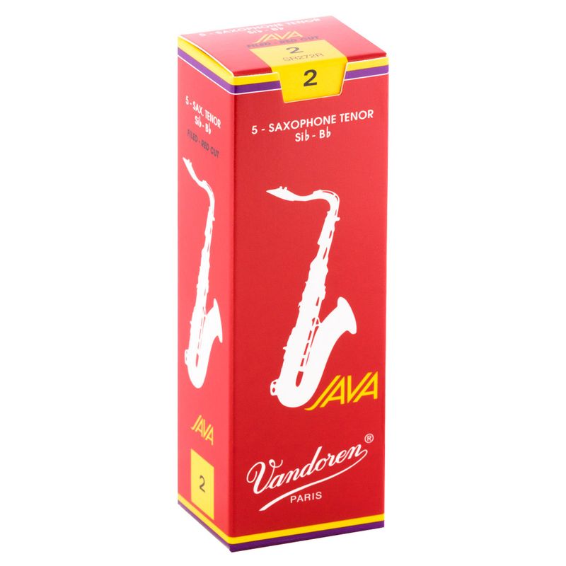 VANDOREN - Cajas de cañas Saxo Tenor JAVA RED Nº2.0 SR272R Vandoren
