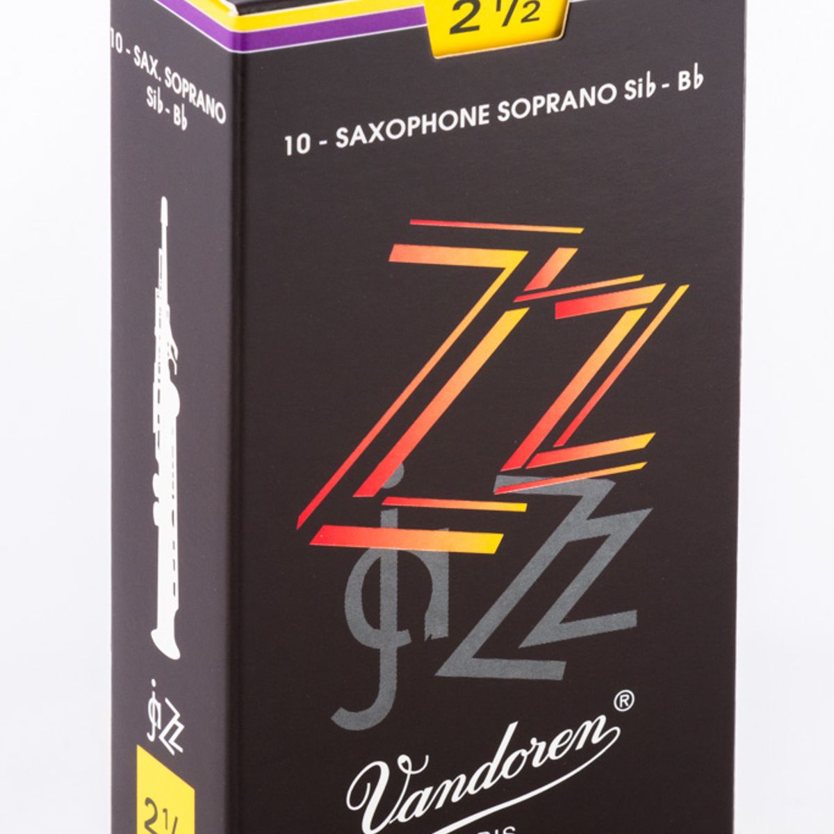 VANDOREN - Cajas de cañas Saxo Soprano JaZZ Nº2.5 SR4025 Vandoren