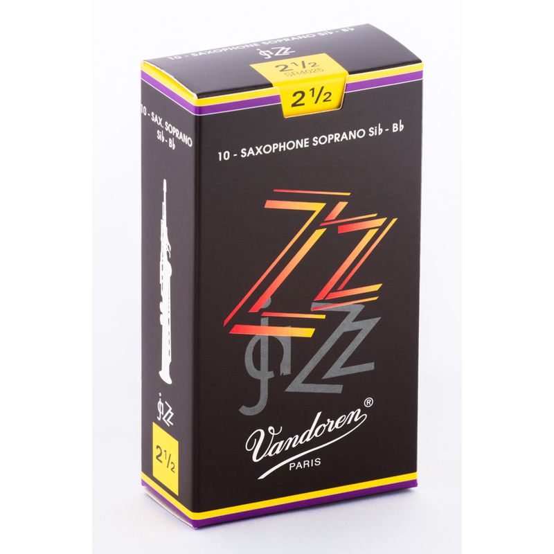 VANDOREN - Cajas de cañas Saxo Soprano JaZZ Nº2.5 SR4025 Vandoren