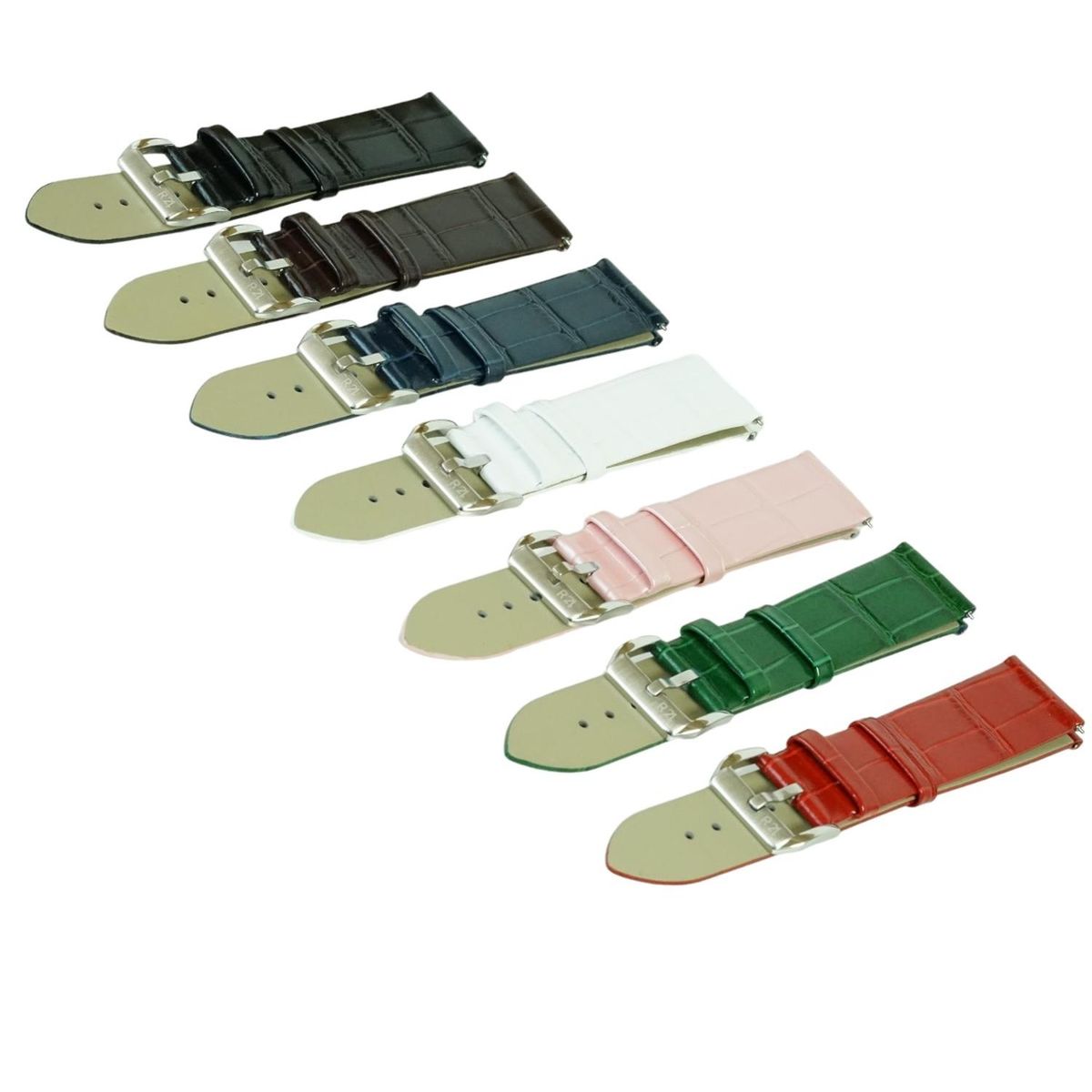 R24 - Correa Reloj Cuero Variedad Colores Y Medidas