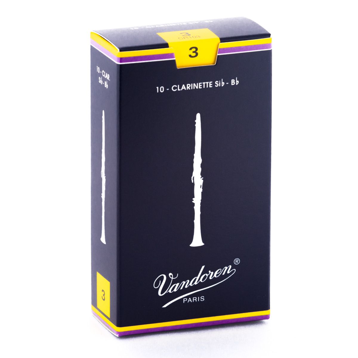 VANDOREN - Cajas de cañas Clarinete Sib TRADICIONAL Nº3.0 CR103 Vandoren