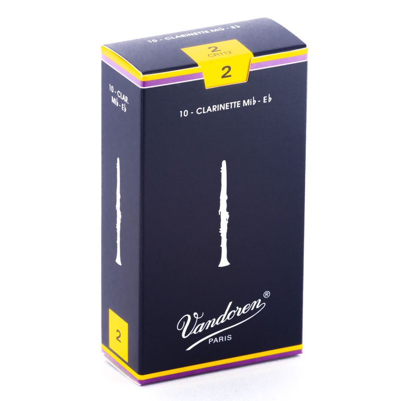 VANDOREN - Cajas de cañas Clarinete Mib TRADICIONAL Nº2.0 Vandoren