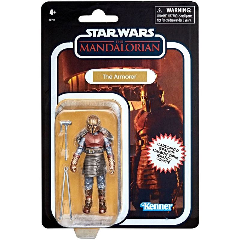 HASBRO - Figuras Star Wars TVC Mandalorian The Armorer Carbonized