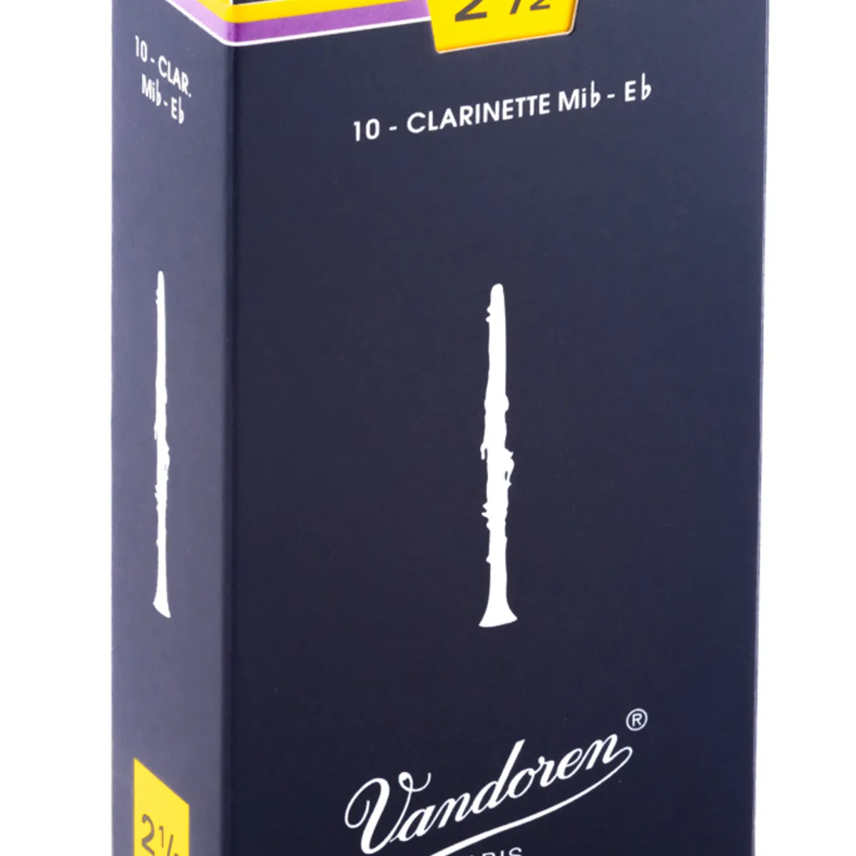 VANDOREN - Cajas de cañas Clariente Mib TRADICIONAL Nº2.5 Vandoren