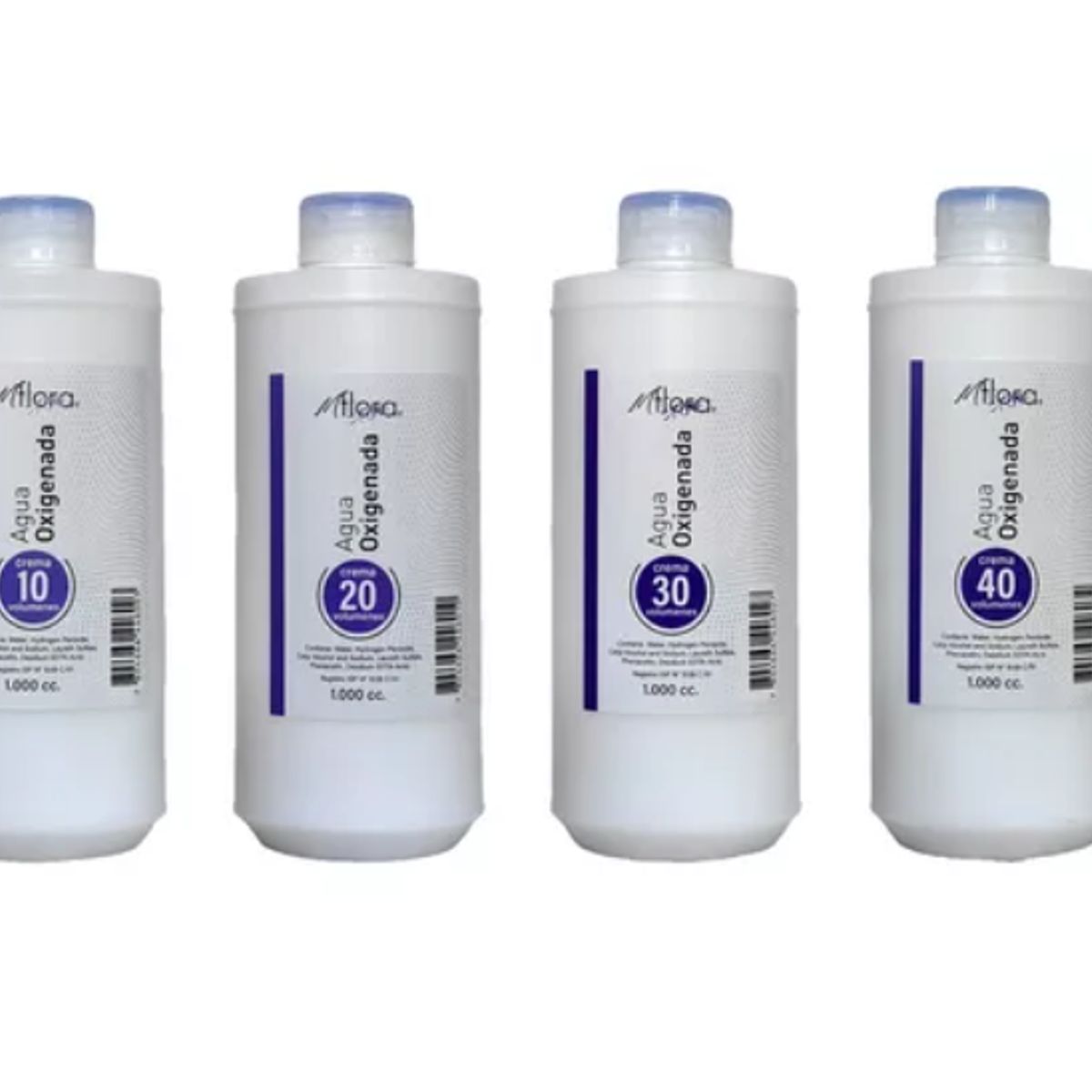 GENERICO - Agua Oxigenada En Crema 1000ml Mflora De 40%