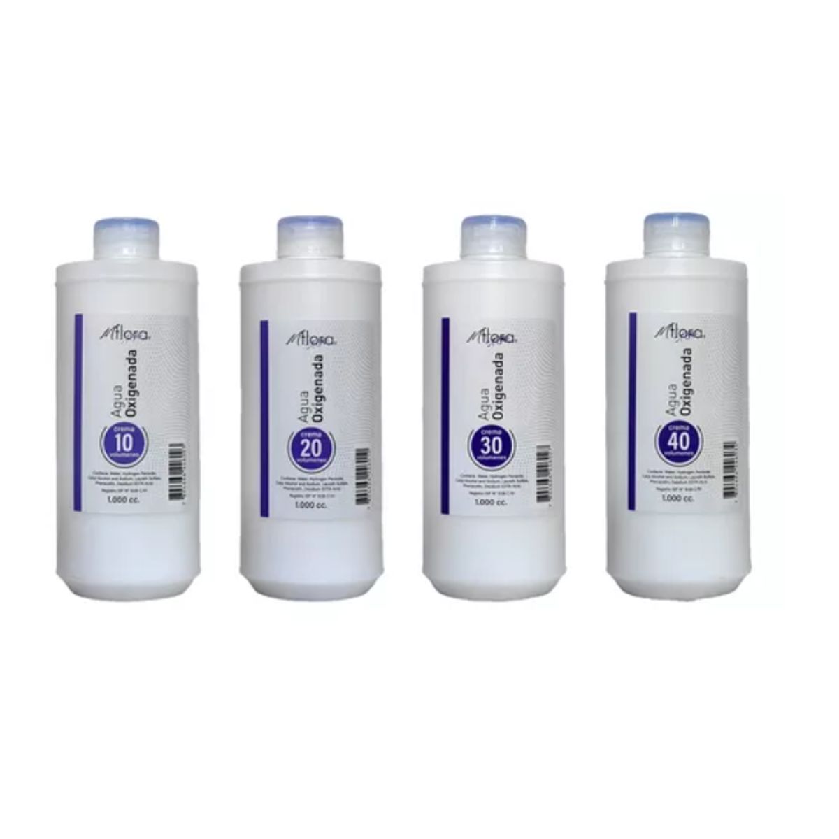 GENERICO - Agua Oxigenada En Crema 1000ml Mflora De 40%