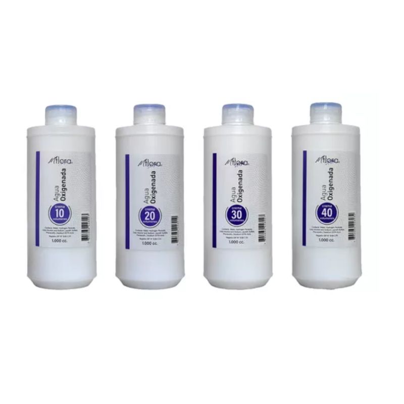 GENERICO - Agua Oxigenada En Crema 1000ml Mflora De 40%