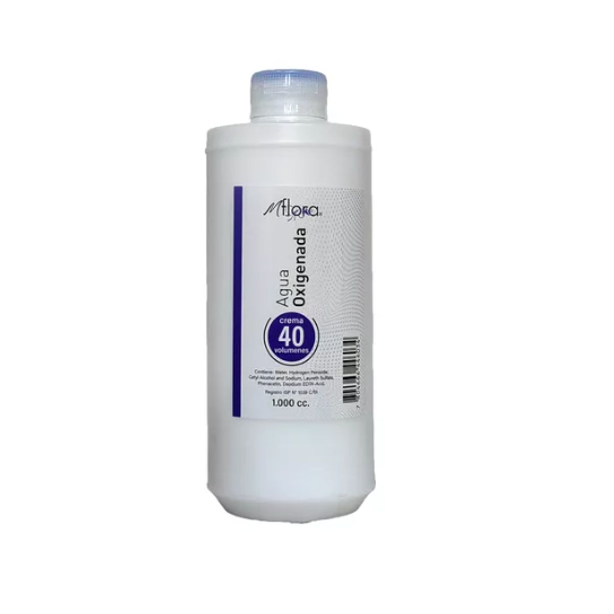 GENERICO - Agua Oxigenada En Crema 1000ml Mflora De 40%
