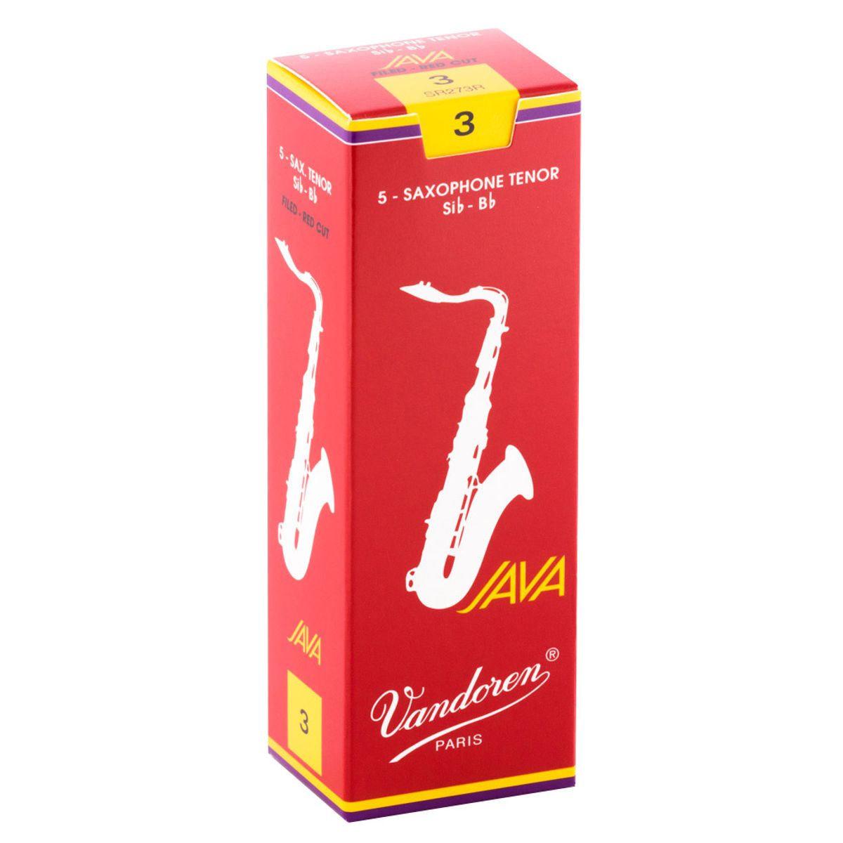 VANDOREN - Cajas de cañas Saxo Tenor JAVA RED Nº3.0 SR273R Vandoren