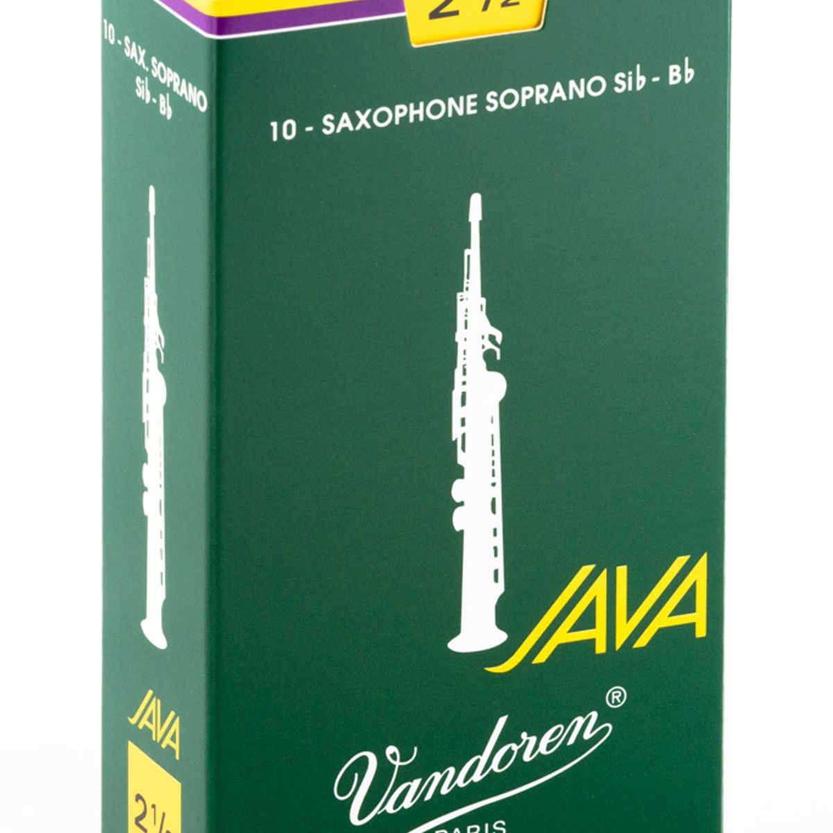 VANDOREN - Cajas de cañas Saxo Soprano JAVA Nº2.5 SR3025 Vandoren