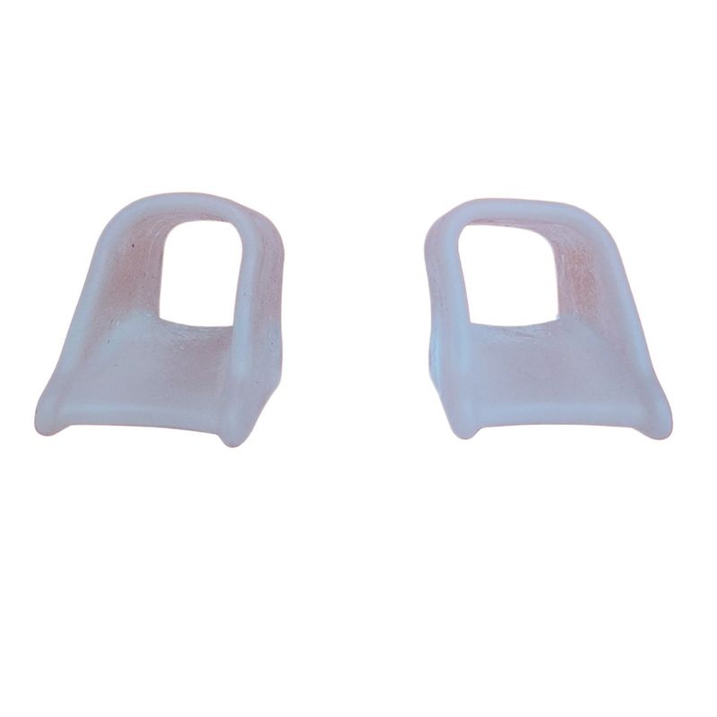 GENERICO - Par Corrector Dedos Pie Flexible Silicona Alineador Postura