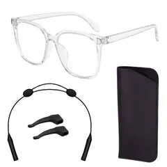 JM - Ruztik Lente Miopía 1.50 Anti Luz Azul + Estuche + Correa V4