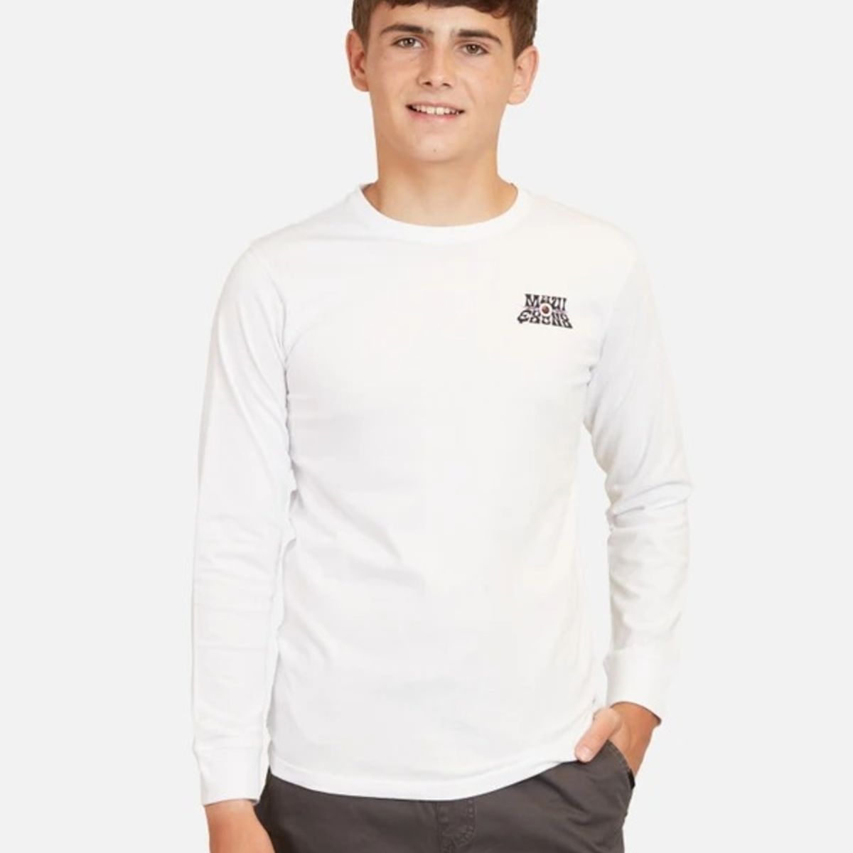 MAUI AND SONS - Polera 5P105 Blanco Infantil Maui And Sons