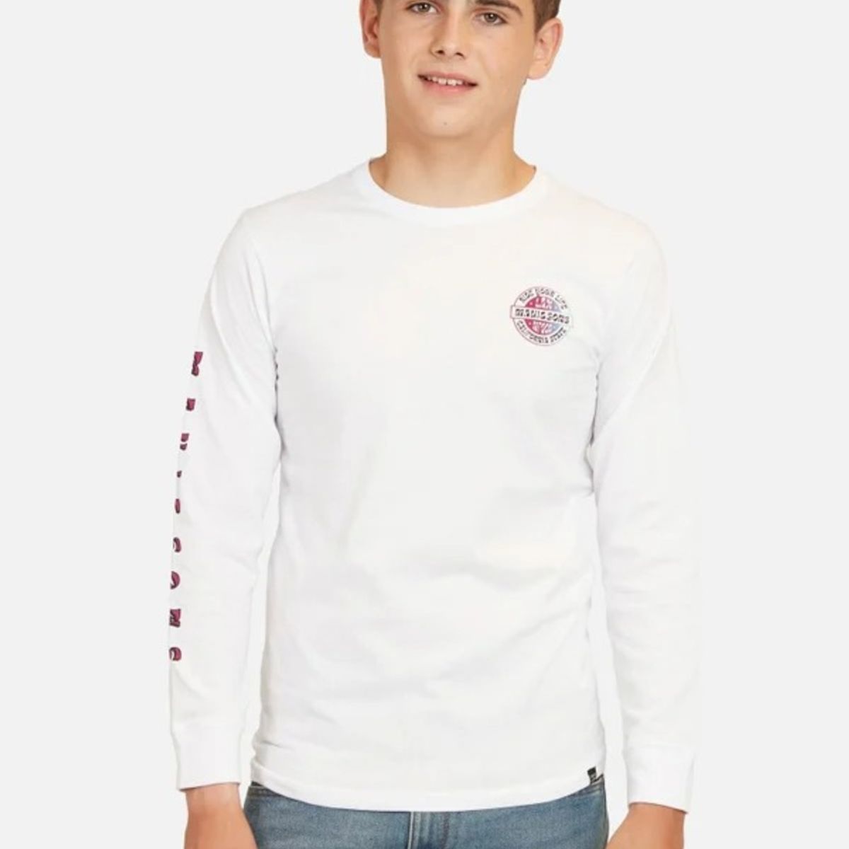 MAUI AND SONS - Polera 5P105 Blanco Infantil Maui And Sons