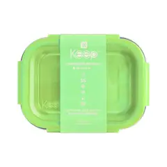 KEEP - Hermético Metalico Verde Claro 650 Ml - Verde Claro