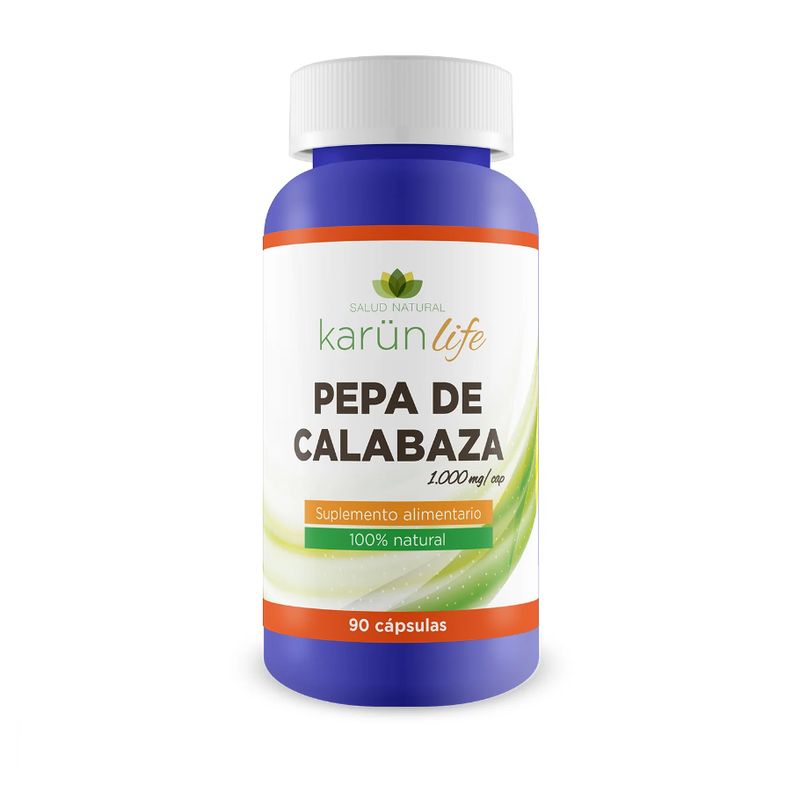 KARUNLIFE - Pepa De Calabaza + Saw Palmeto 90 Cápsulas 450 Mg