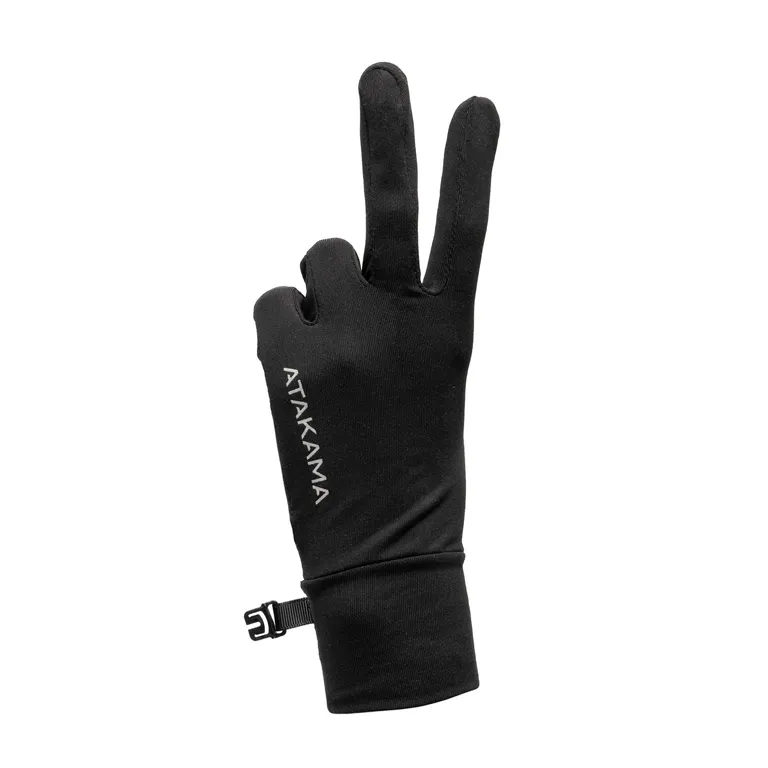 Guantes Termicos Primera Capa Touch Unisex Queuco Atakama Negro S/M