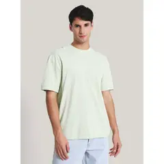 CALVIN KLEIN - Polera Soft Ottoman Verde