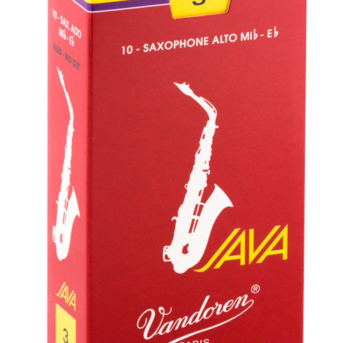 VANDOREN - Cajas de cañas Saxo Alto JAVA RED Nº3.0 SR263R Vandoren