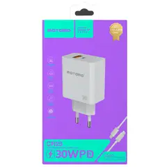 MOTOMO - Cargador Ligthning 30W Certificado
