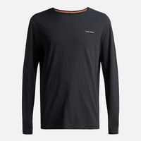 Polera Hombre Polo Larga Negro