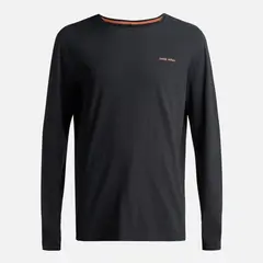 HAKA HONU - Polera Hombre Polo Larga Negro
