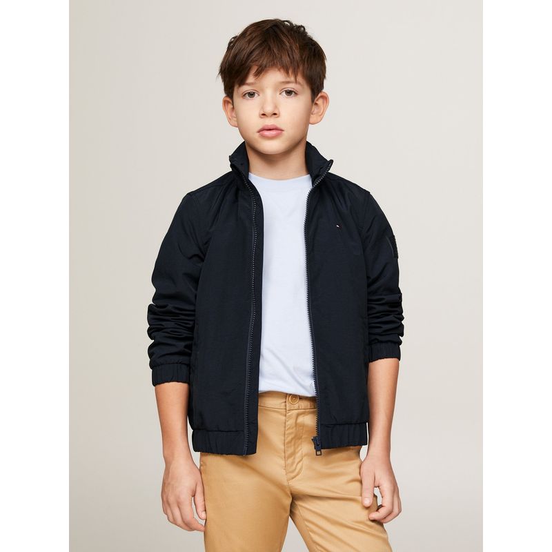 TOMMY HILFIGER - Chaqueta Essential Con Logo Azul Tommy Hilfiger