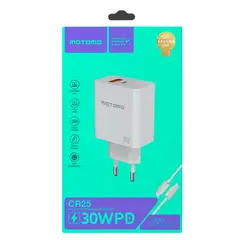 MOTOMO - Cargador Tipo C 30W Certificado