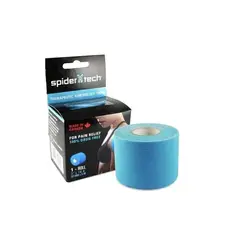 SPIDER TECH - Tape Kinesiologico Spidertech Celeste (5 cm x 5 mts) Celeste