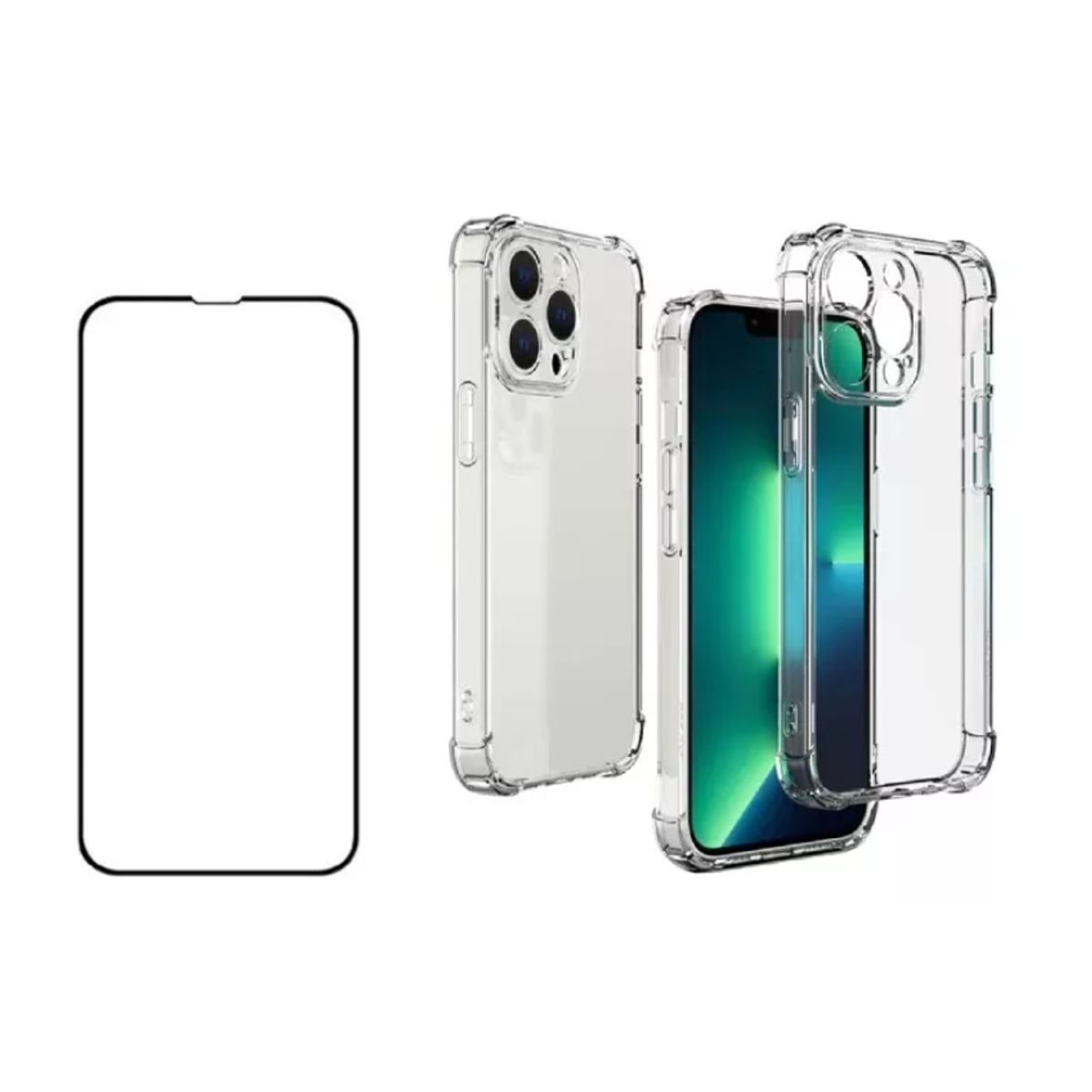 GENERICO - Carcasa Anti Golpes + Lamina Para iPhone iPhone 15 pro max