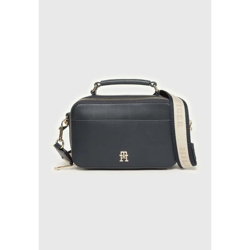 TOMMY HILFIGER - Bandolera Iconic Solid Azul Tommy Hilfiger