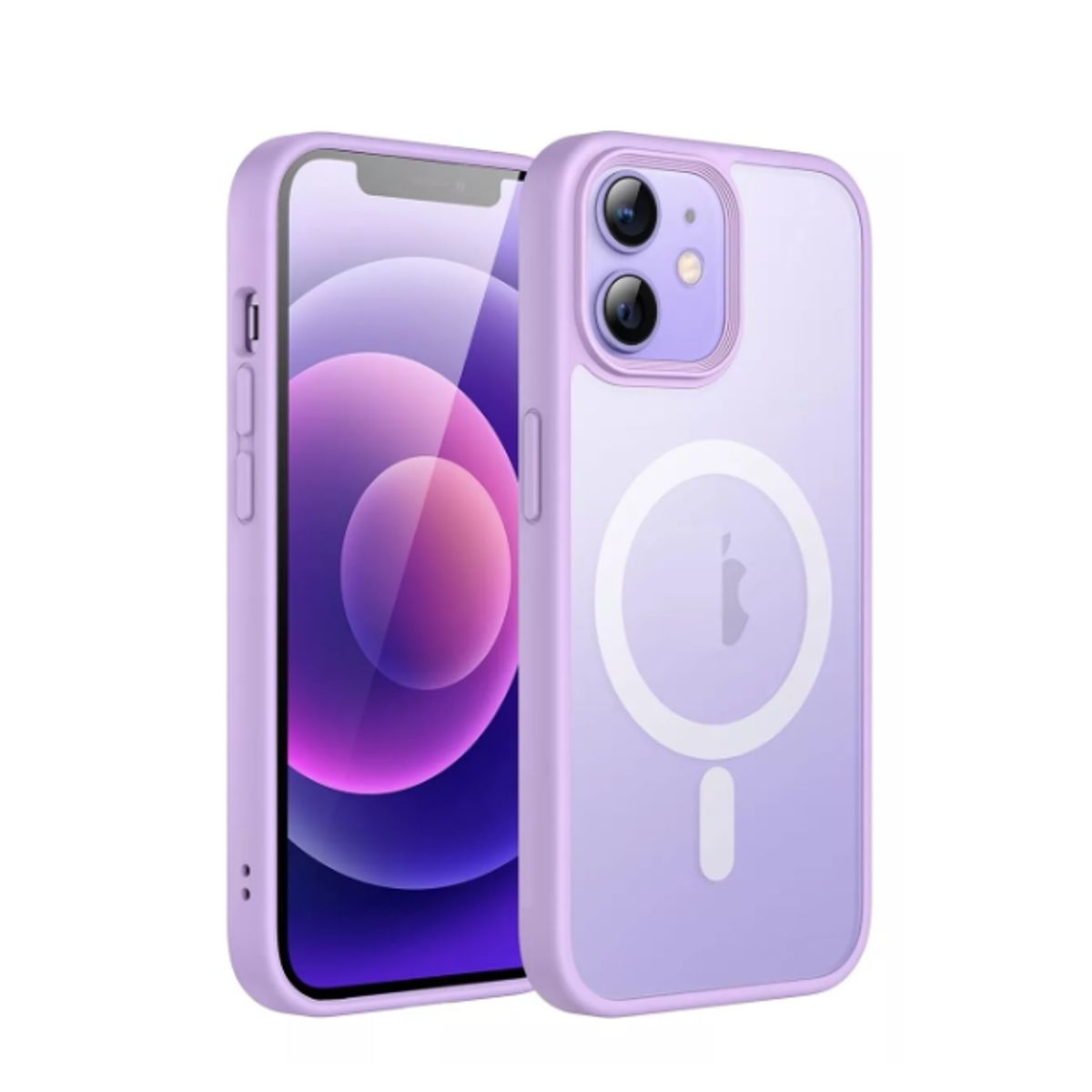 GENERICO - Carcasa Mate Para iPhone varios Funda Magnética Traslucida